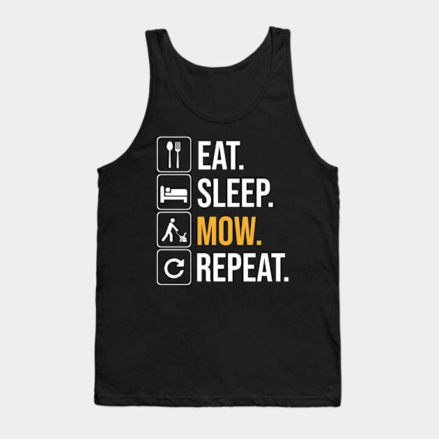 Mow and Repeat Tank Top by Cooldruck